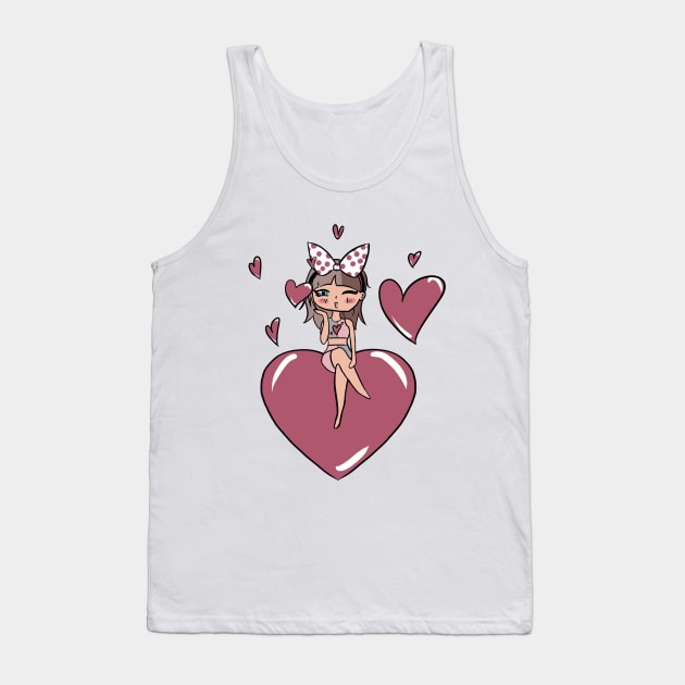 This is how much I love you - Nori Doll Tank Top by Baguettea